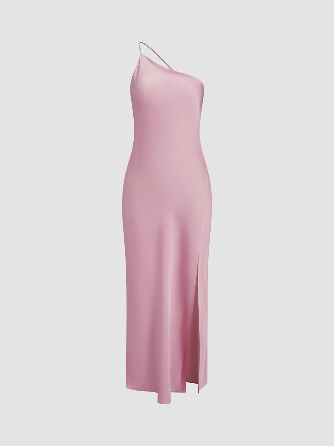 Drune | Satin Maxi Kleid mit Offenem Rücken