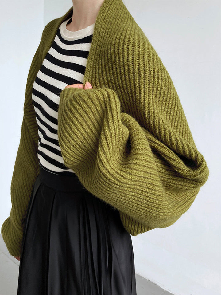 Drune | Strick Bolero mit Langen Ärmeln Weich und Modern Perfekt Für Layering