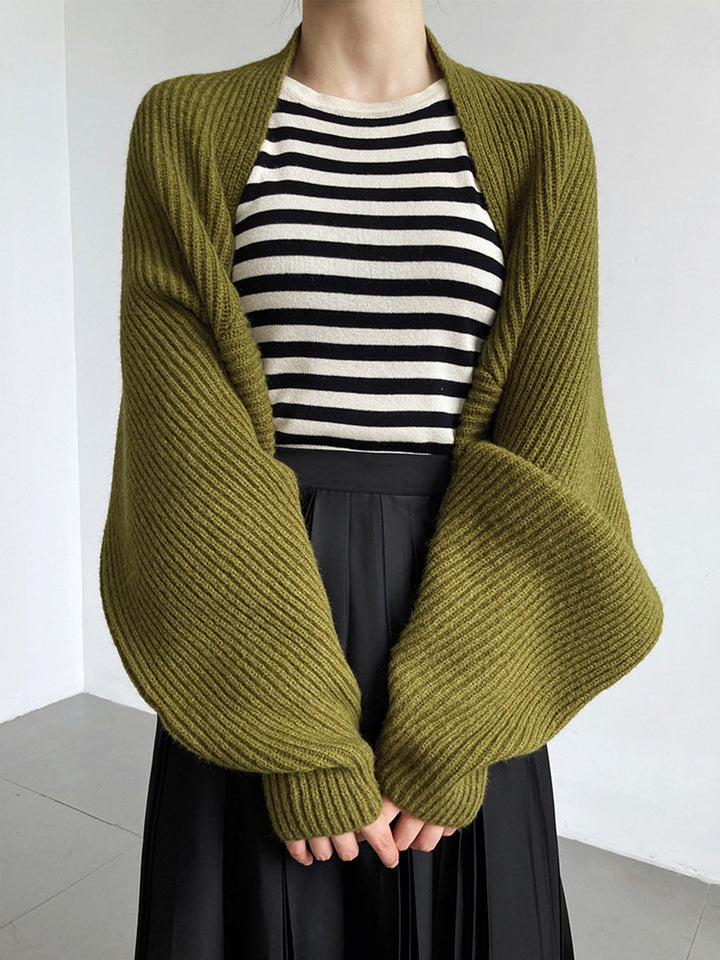 Drune | Strick Bolero mit Langen Ärmeln Weich und Modern Perfekt Für Layering