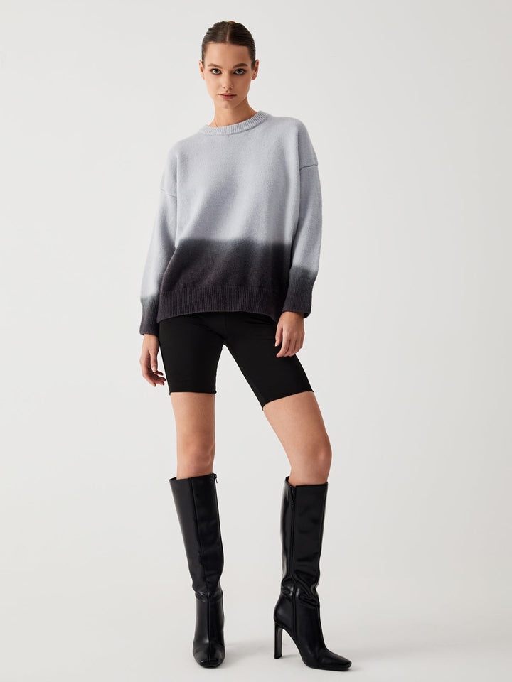 Drune | Ombre Pullover Übergröße