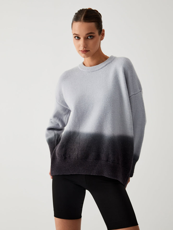 Drune | Ombre Pullover Übergröße