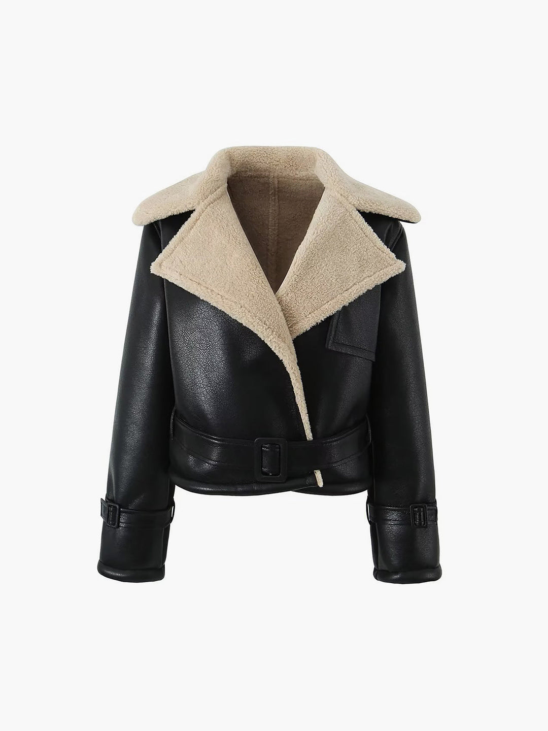 Drune | Blessed Sherpa gefütterte Lammfell Flugjacke