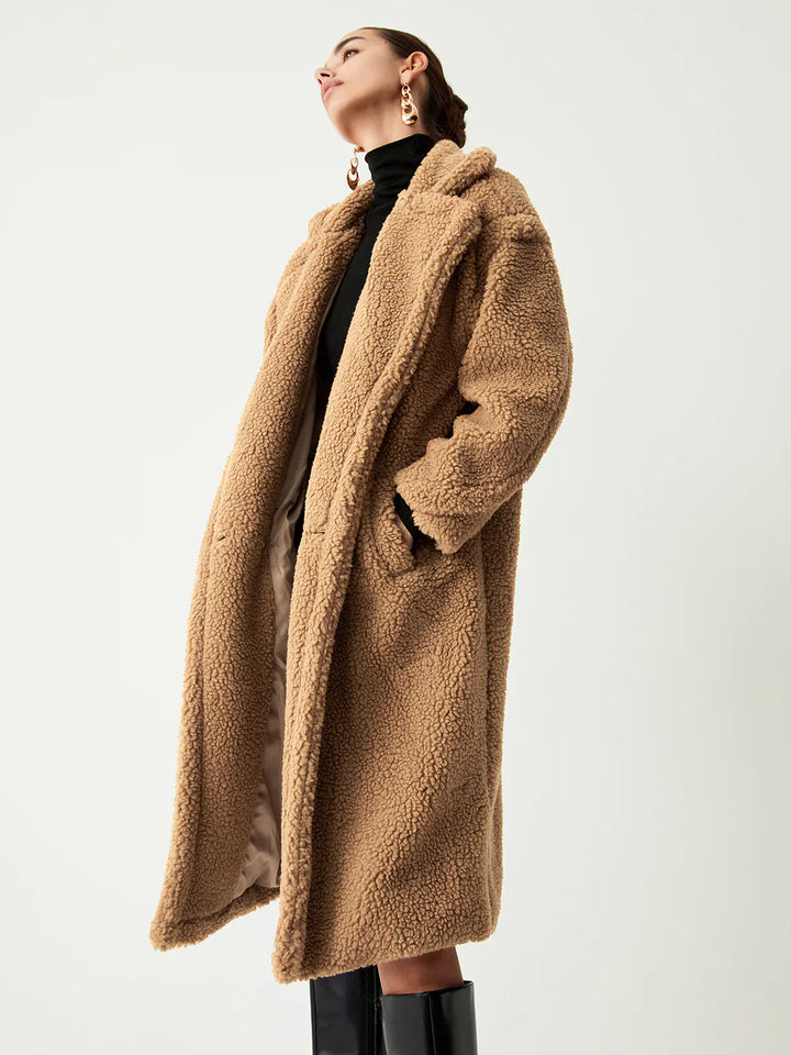 Drune | Doppelte Taschen Flurry Longline Fleecejacke