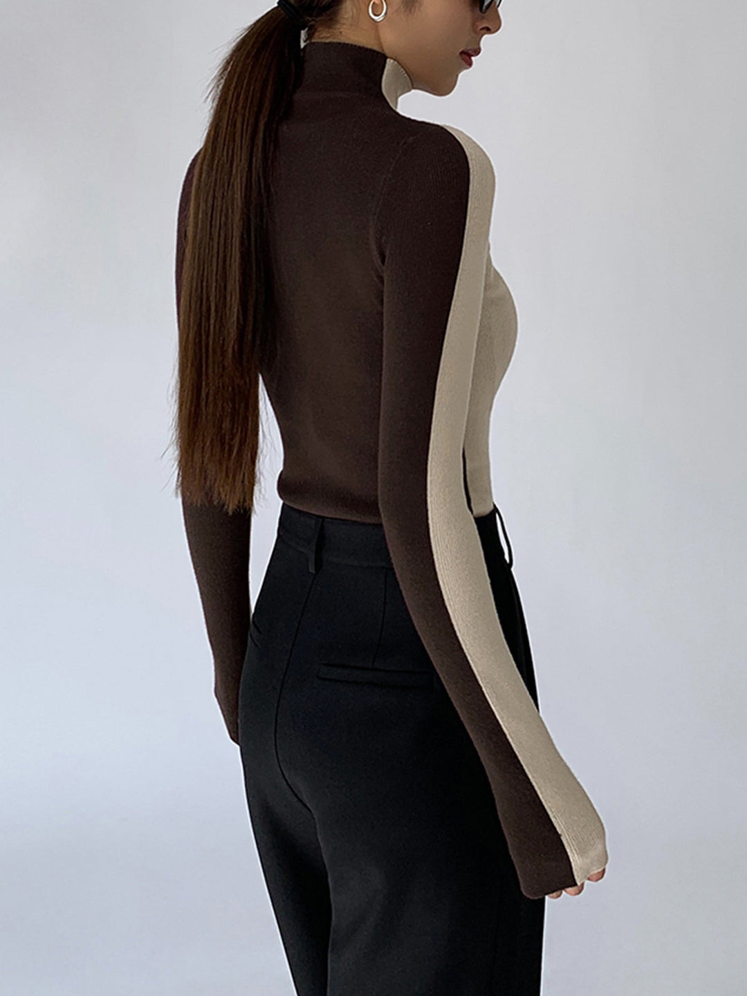 Drune | Rollkragenpullover mit Langen Ärmeln für Damen