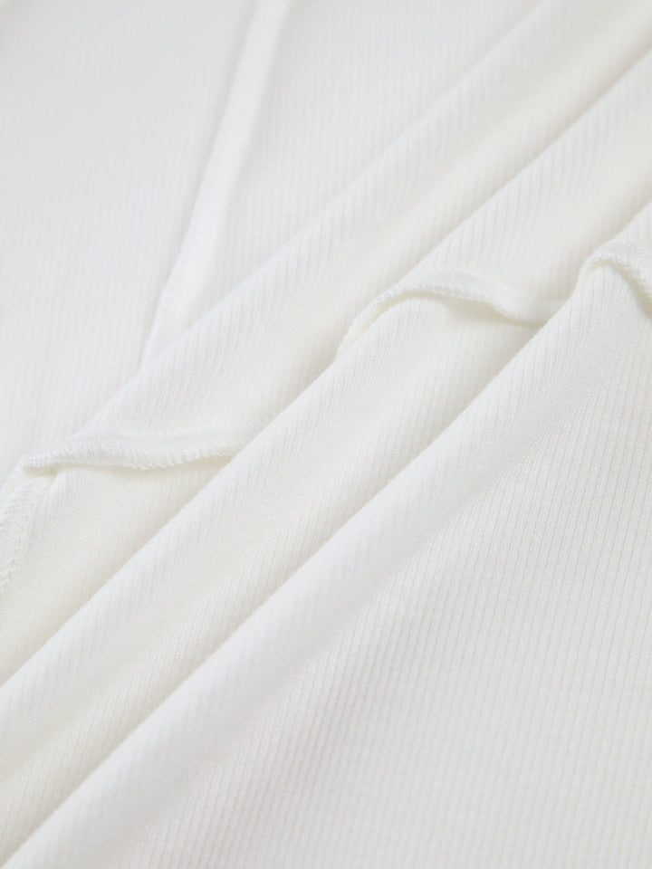 Drune | Nahtdetail Ripp-Top