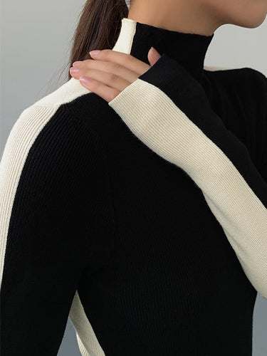 Drune | Rollkragenpullover mit Langen Ärmeln für Damen