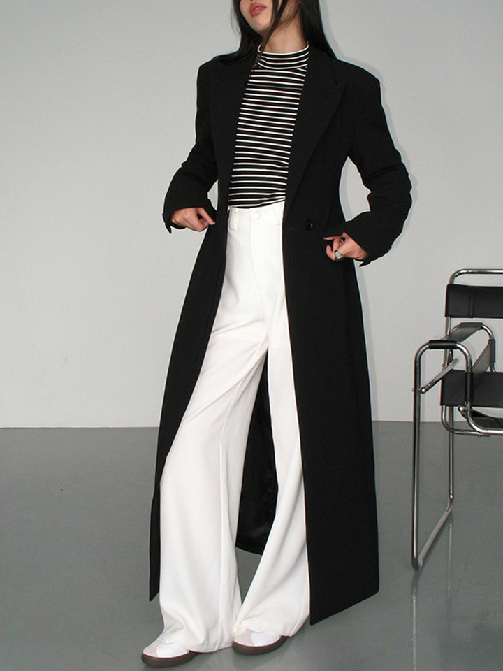 Drune | Langer Trenchcoat Mantel