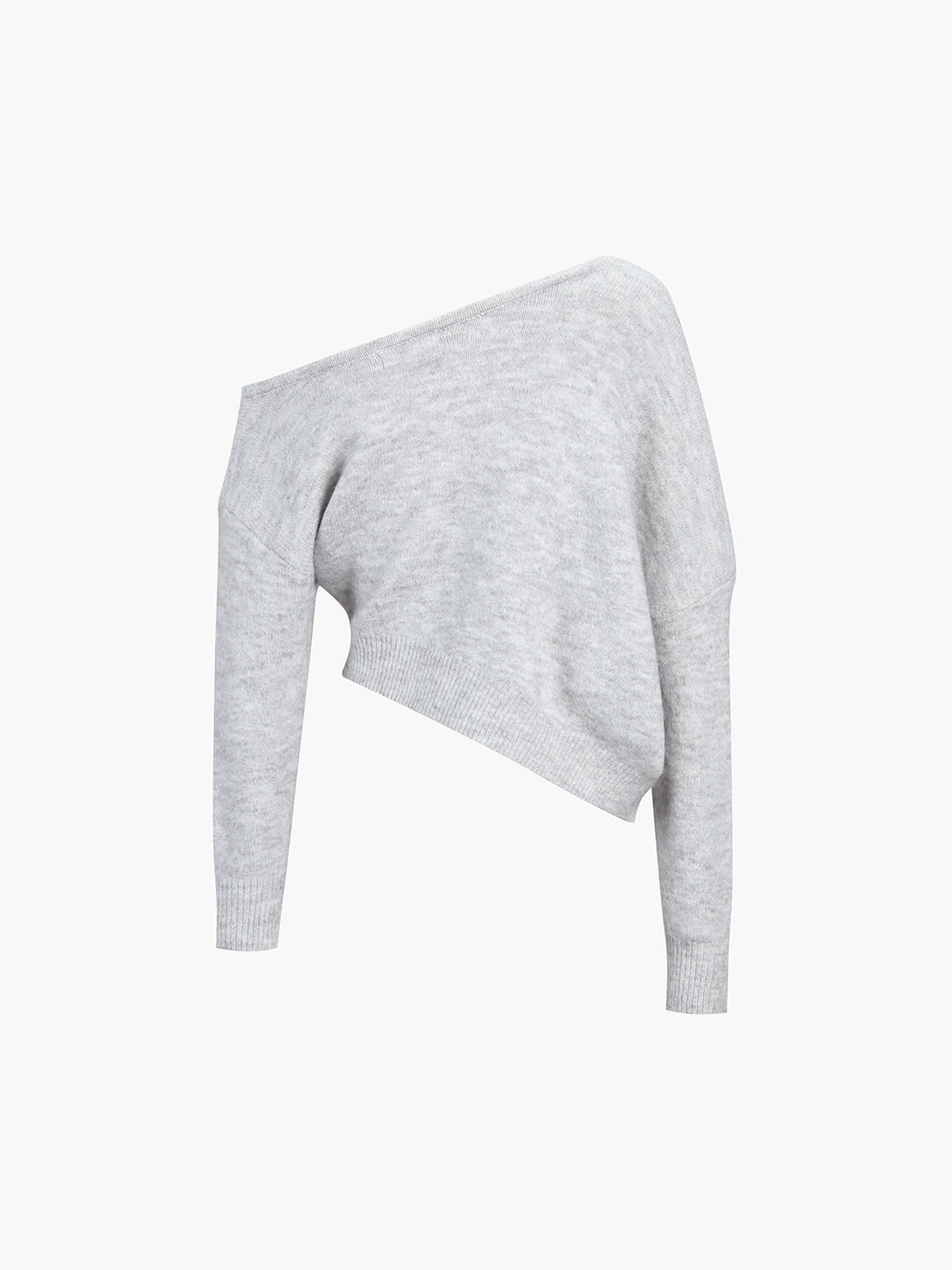 Drune | Off-shoulder Strickpullover Weiche Wollmischung Zertifizierte Eleganz
