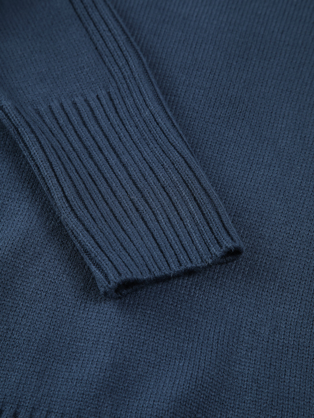 Drune | Gerippter Stehkragen Strickpullover