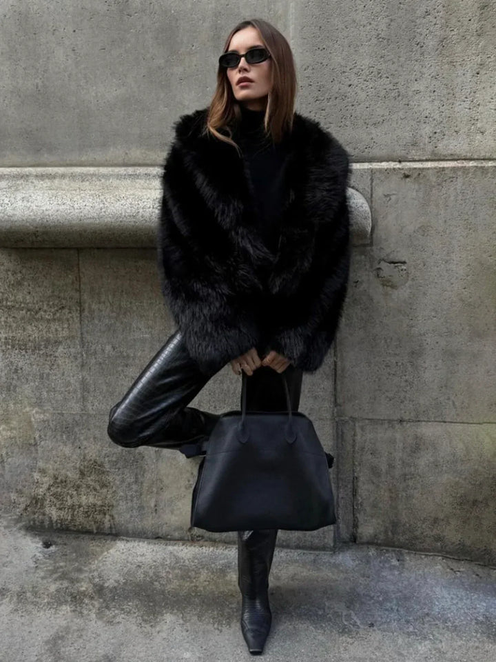 Drune | Kunstfellkragenjacke