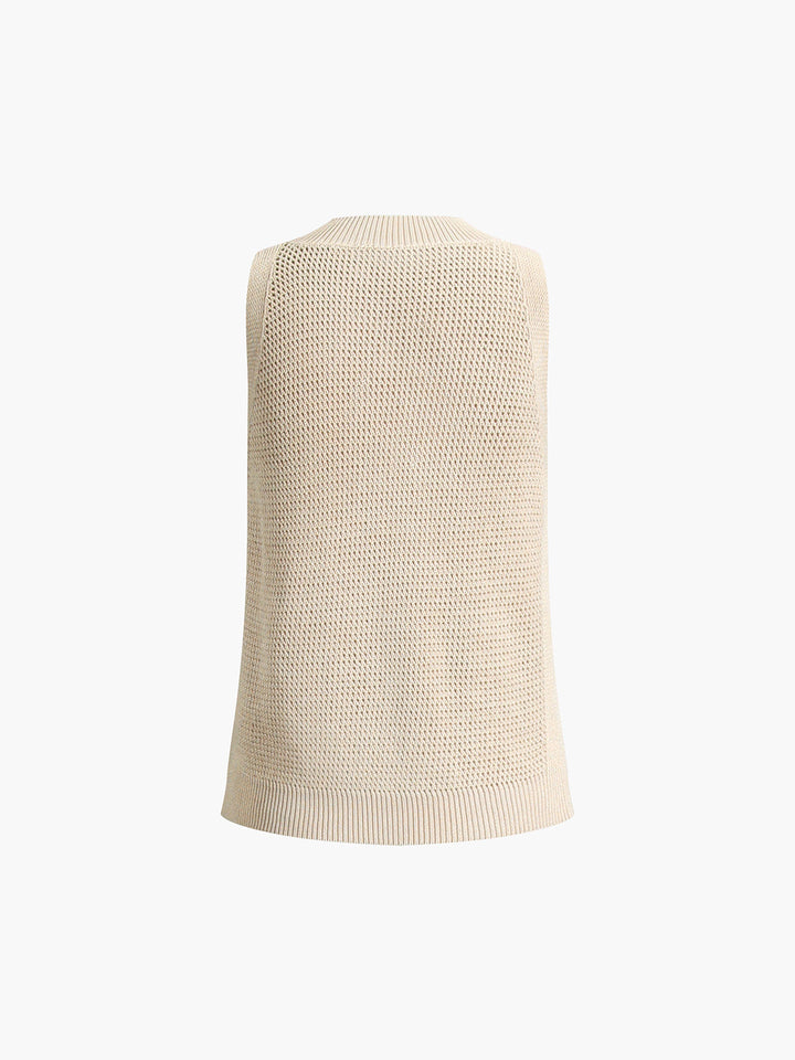 Drune | Strick Hohles Festes Tank Top