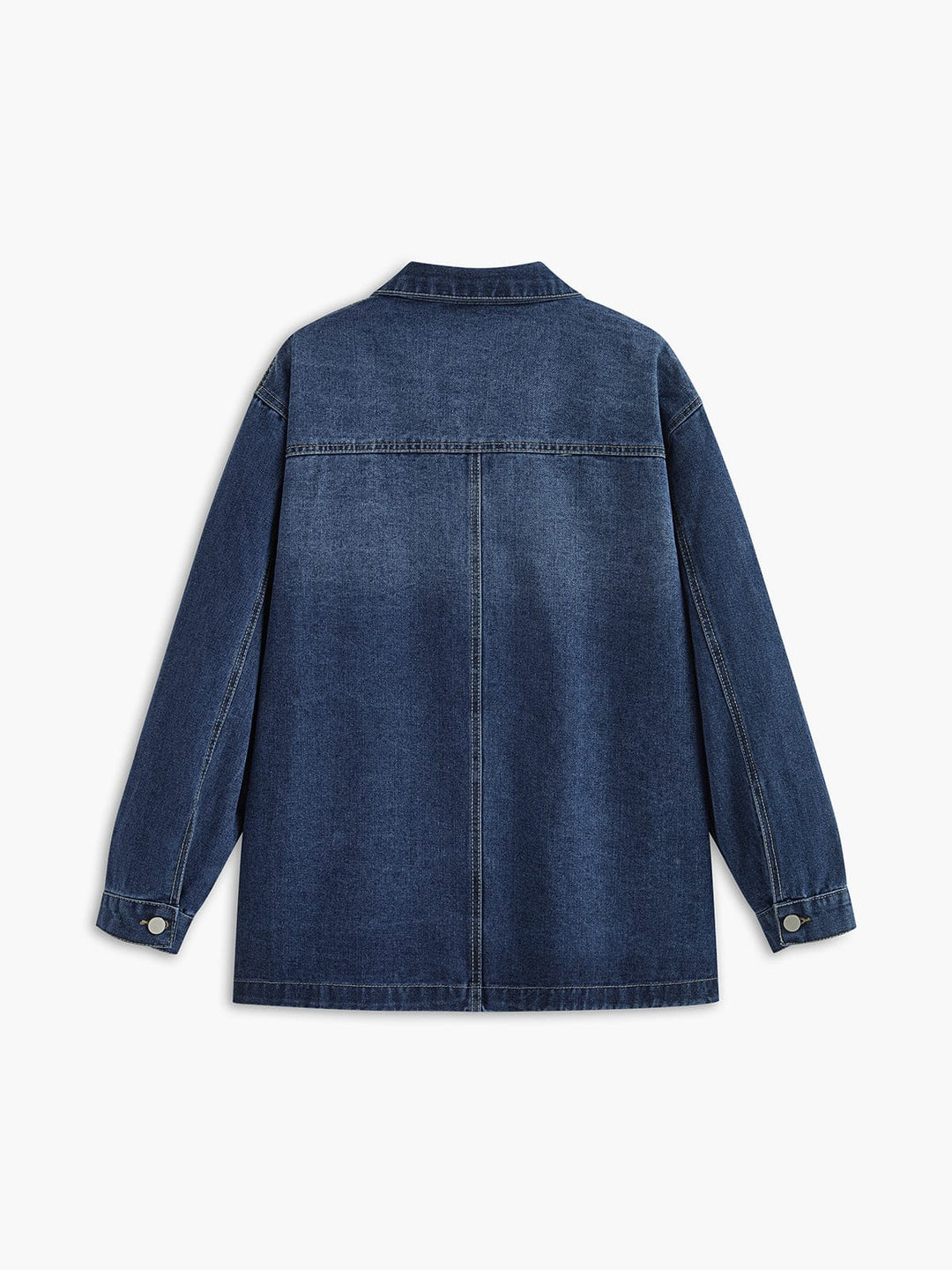 Drune | Übergröße Denim Jacke Lässig und Vielseitig