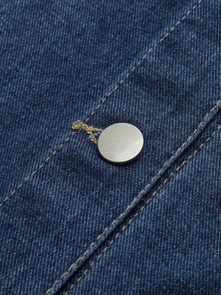 Drune | Übergröße Denim Jacke Lässig und Vielseitig