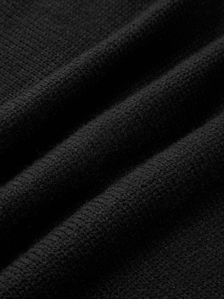 Drune | Strickpullover mit Asymmetrischem Design Rollkragen Modern und Einzigartig