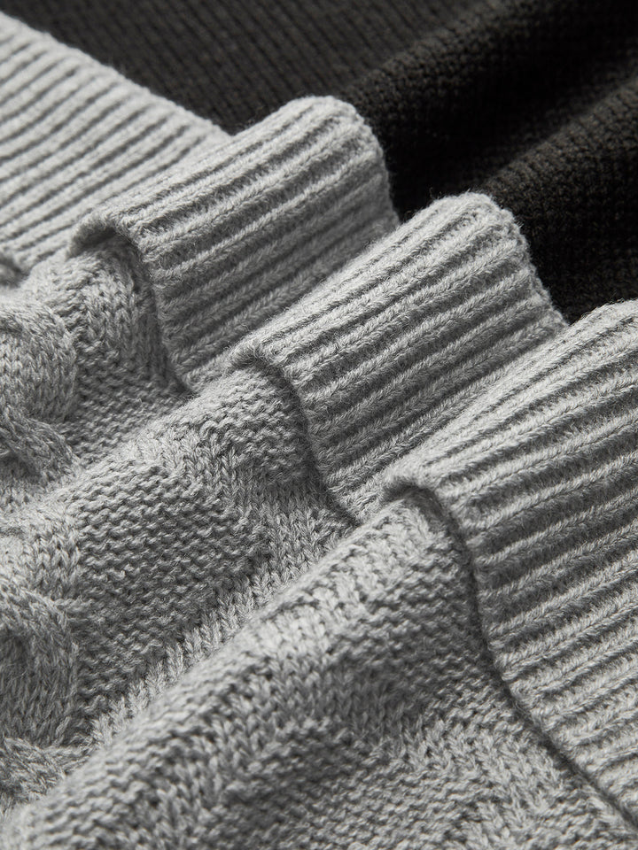Drune | Strickpullover mit Asymmetrischem Design Rollkragen Modern und Einzigartig