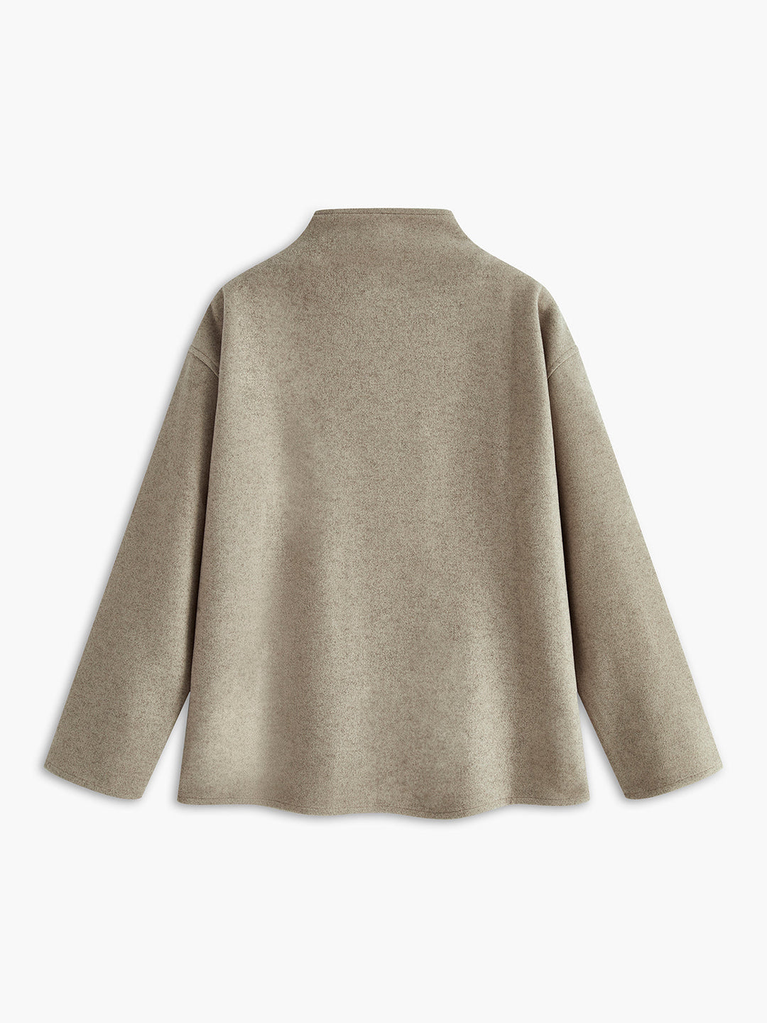 Drune | Button-Down-Jacke Damen - kurze beige Jacke mit modernem Schnitt