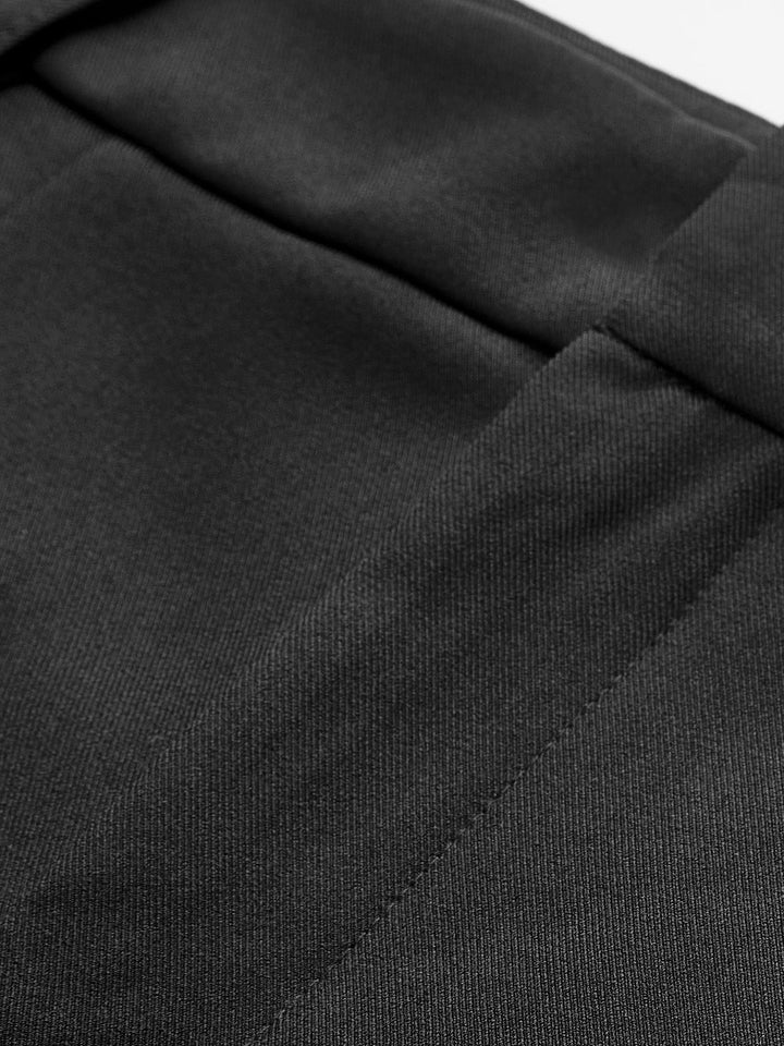 Drune | Semi Transparent Mittlere Taille Kurze Hosen Ohne Gürtel