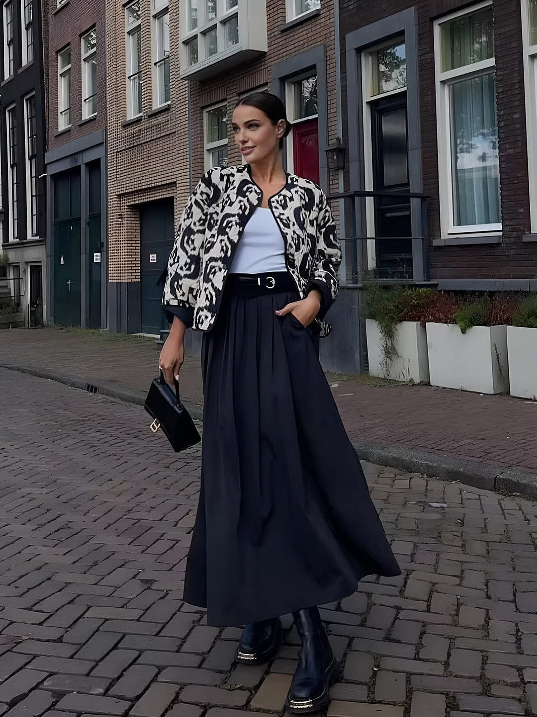Drune | Jacke mit Animal Print Ein Statement für Den Mutigen Look