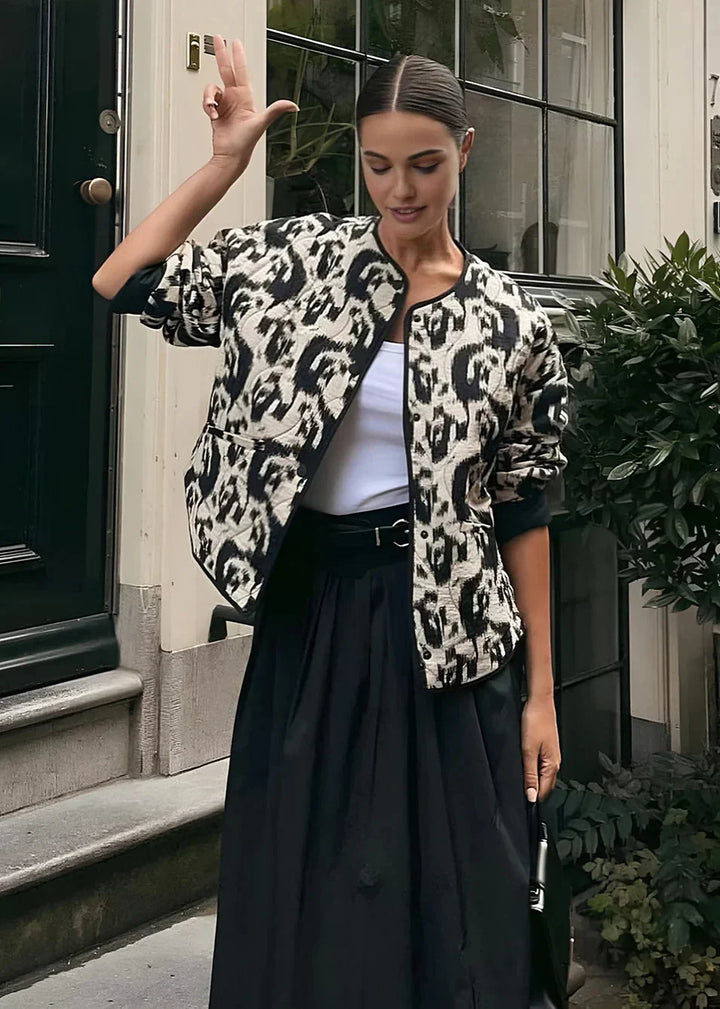 Drune | Französische Stil bedruckte Baumwolljacke