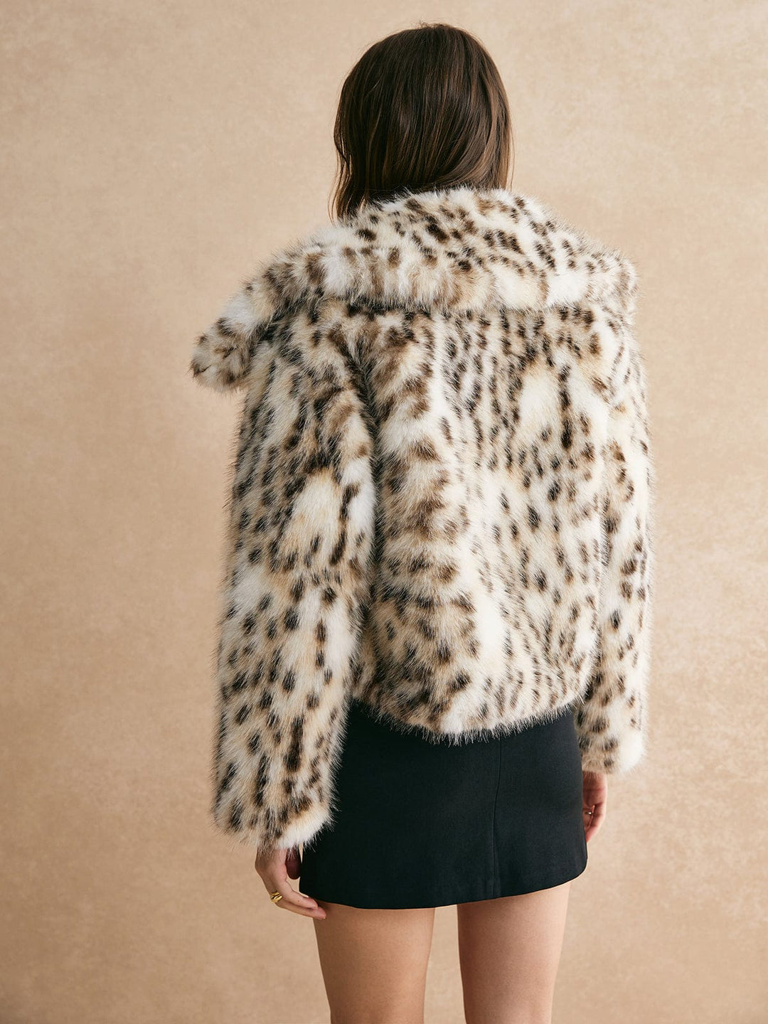 Drune | Kunstfelljacke mit Leopardenmuster Ein Echter Hingucker