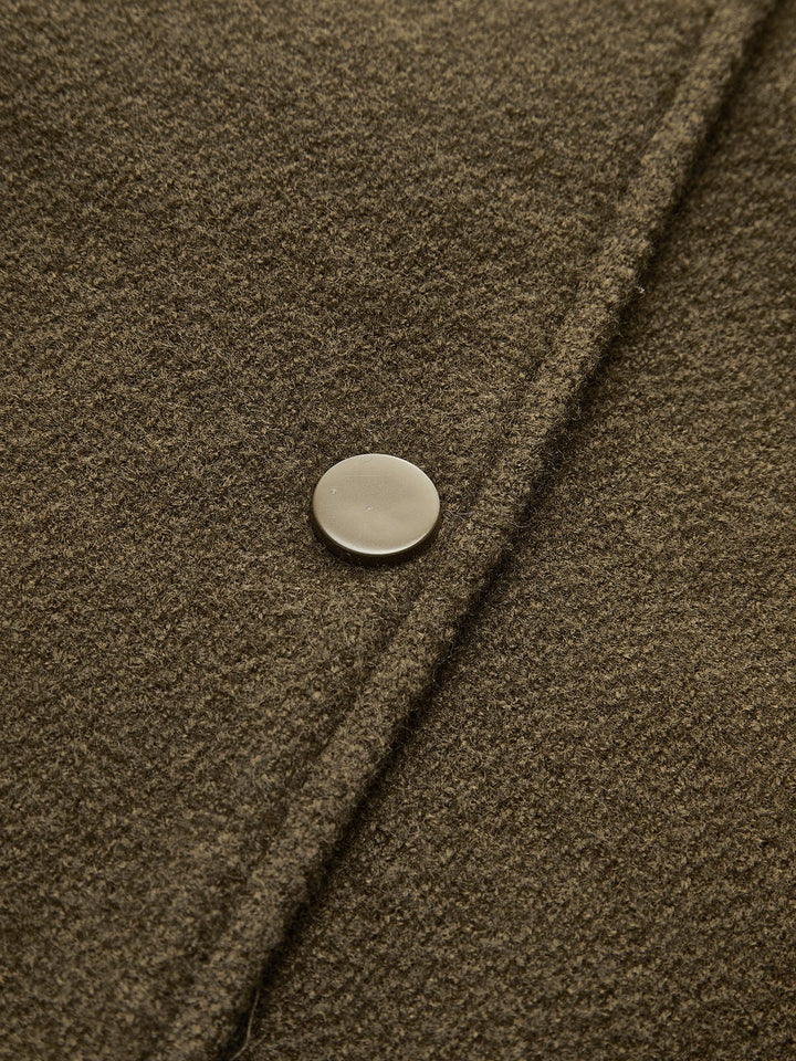 Drune | Lässige Varsity Jacke Im Retro Stil mit Gestreiften Ärmeldetails und Gerippten Bündchen