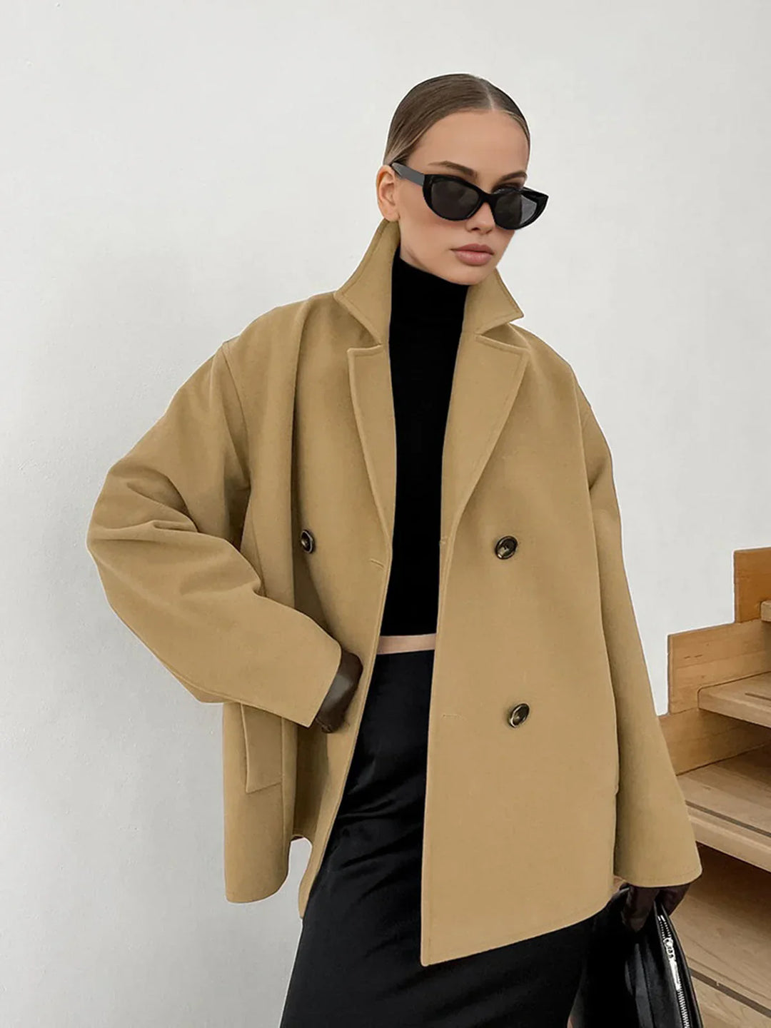 Drune | Warmer Taupe Jacke