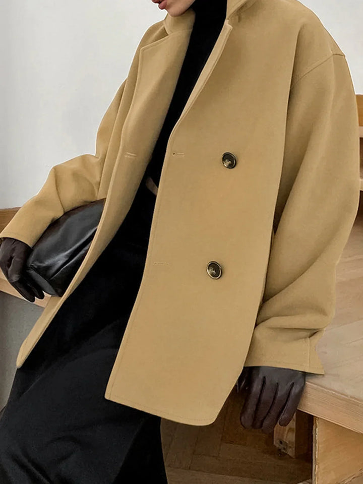 Drune | Warmer Taupe Jacke