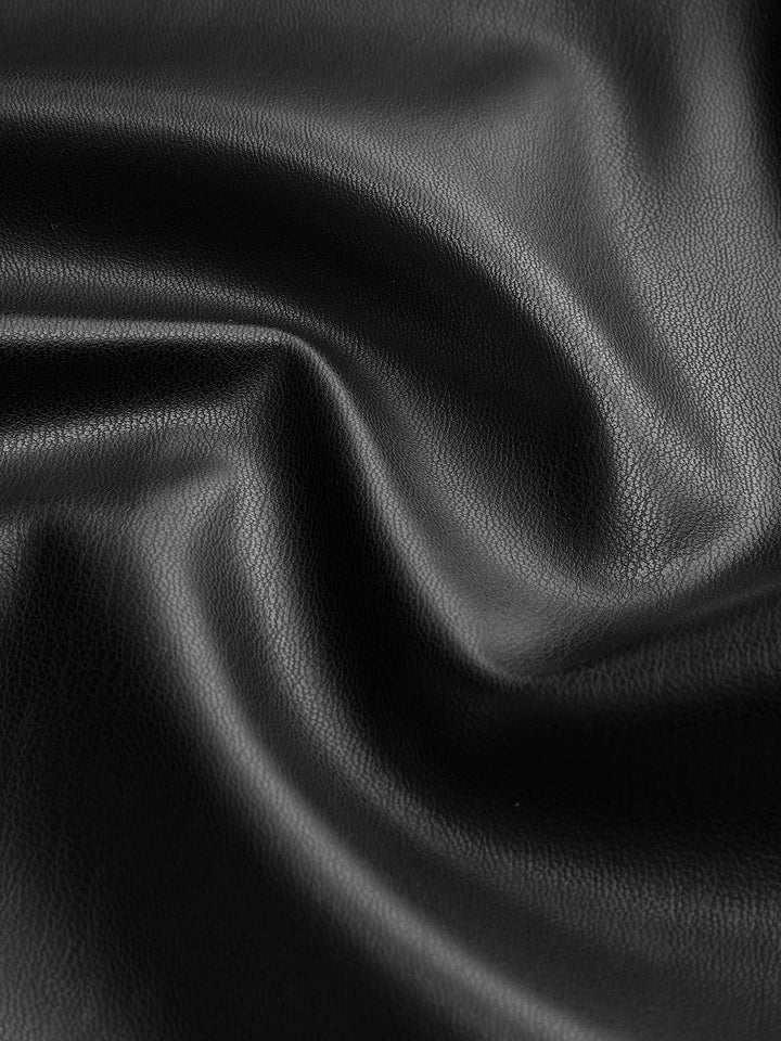 Drune | Kunstleder Lange Jacke