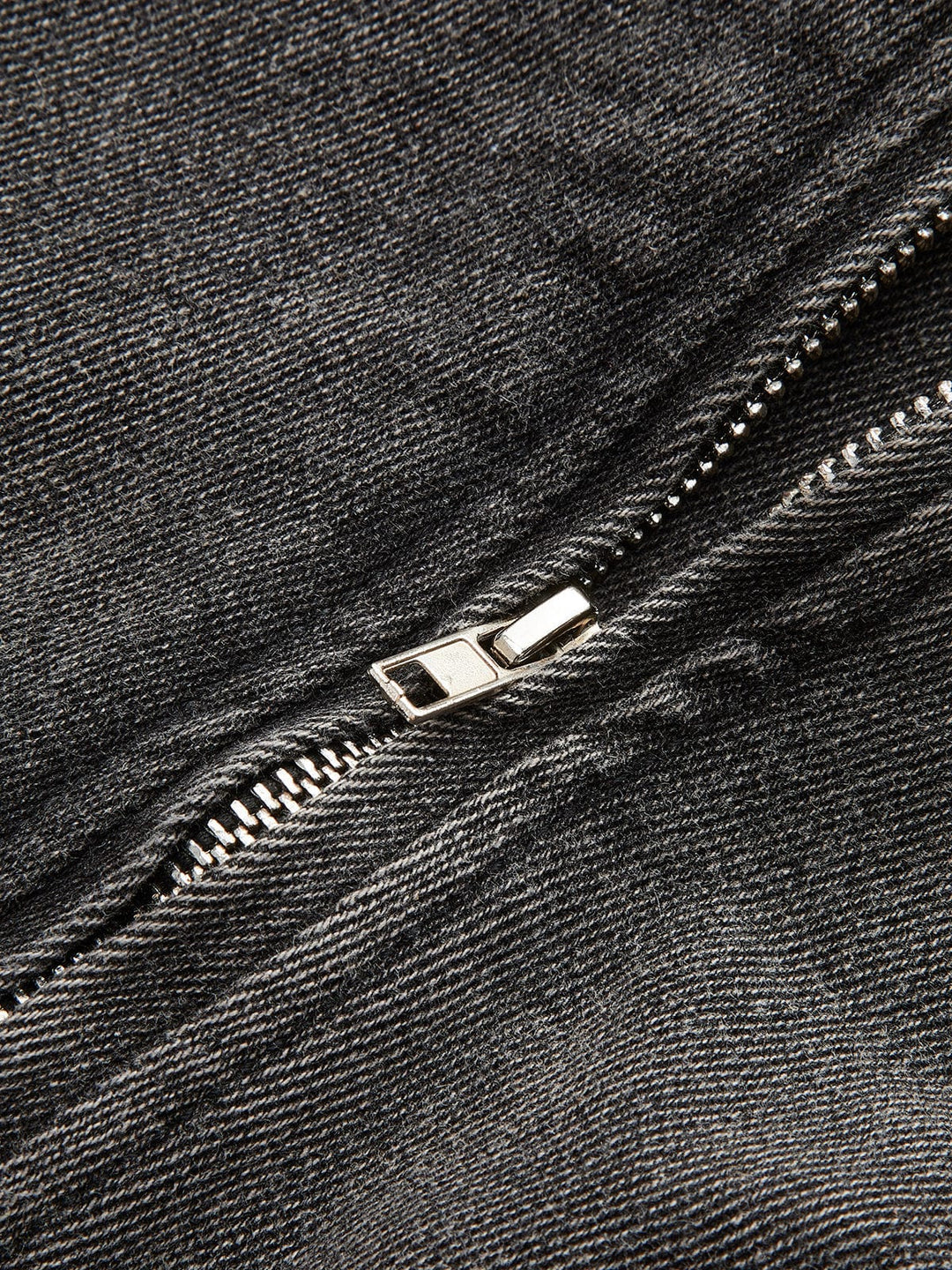 Drune | Schwarze Cropped Bikerjacke Aus Denim für Den Ultimativen Rock Chic Look