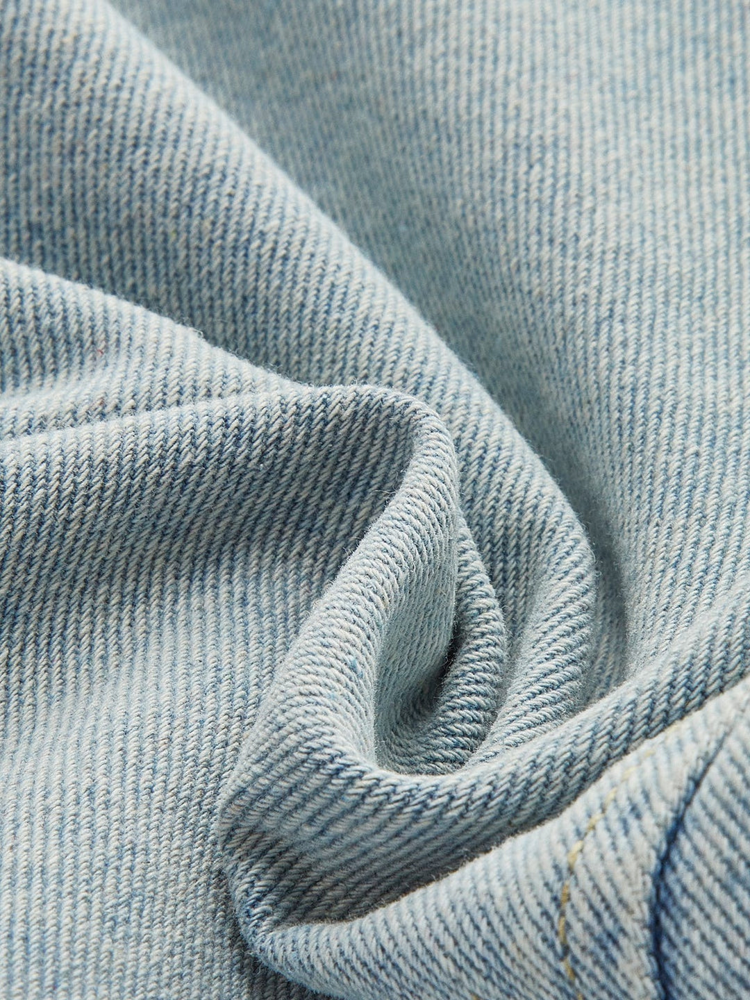 Drune | Cropped Denim Bikerjacke für Einen Rebellischen und Stilvollen Look