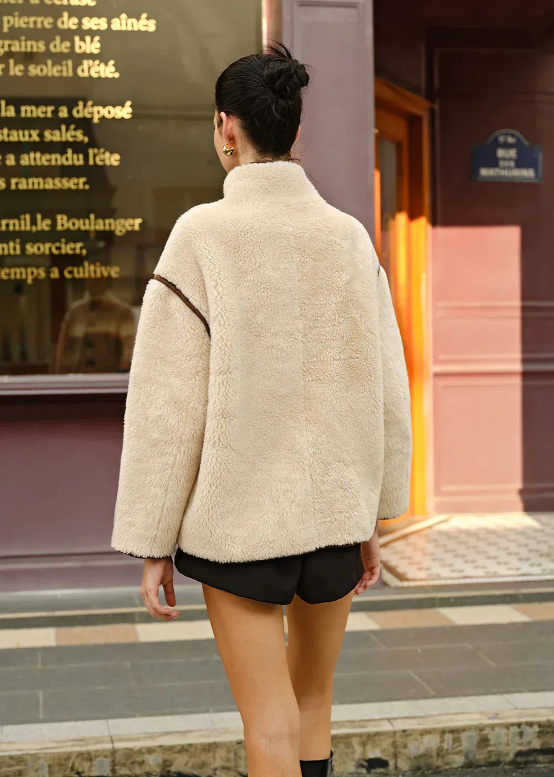 Drune | Luxus Fleece-besetzte Jacke