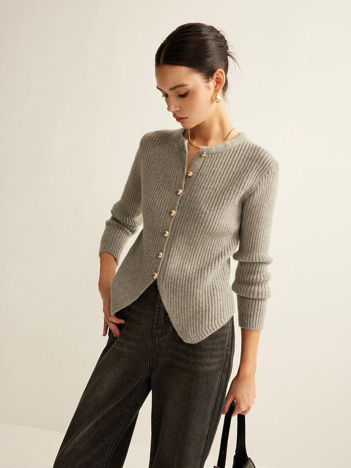 Drune | Damen Pullover mit Knöpfen