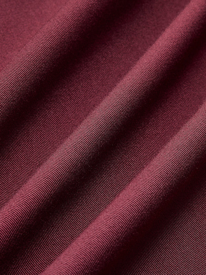 Drune | Minimalistische Jacke in Burgunderrot Eleganz Trifft Vielseitigkeit