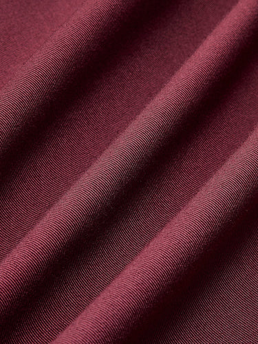 Drune | Minimalistische Jacke in Burgunderrot Eleganz Trifft Vielseitigkeit