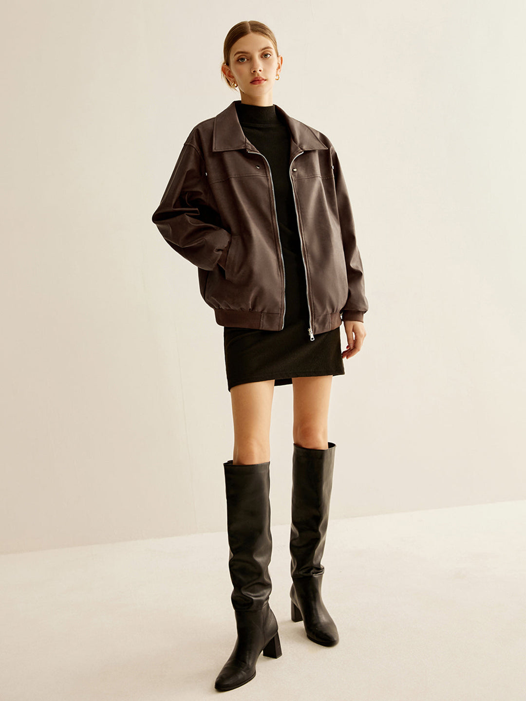 Drune | Shift PU-Lederjacke