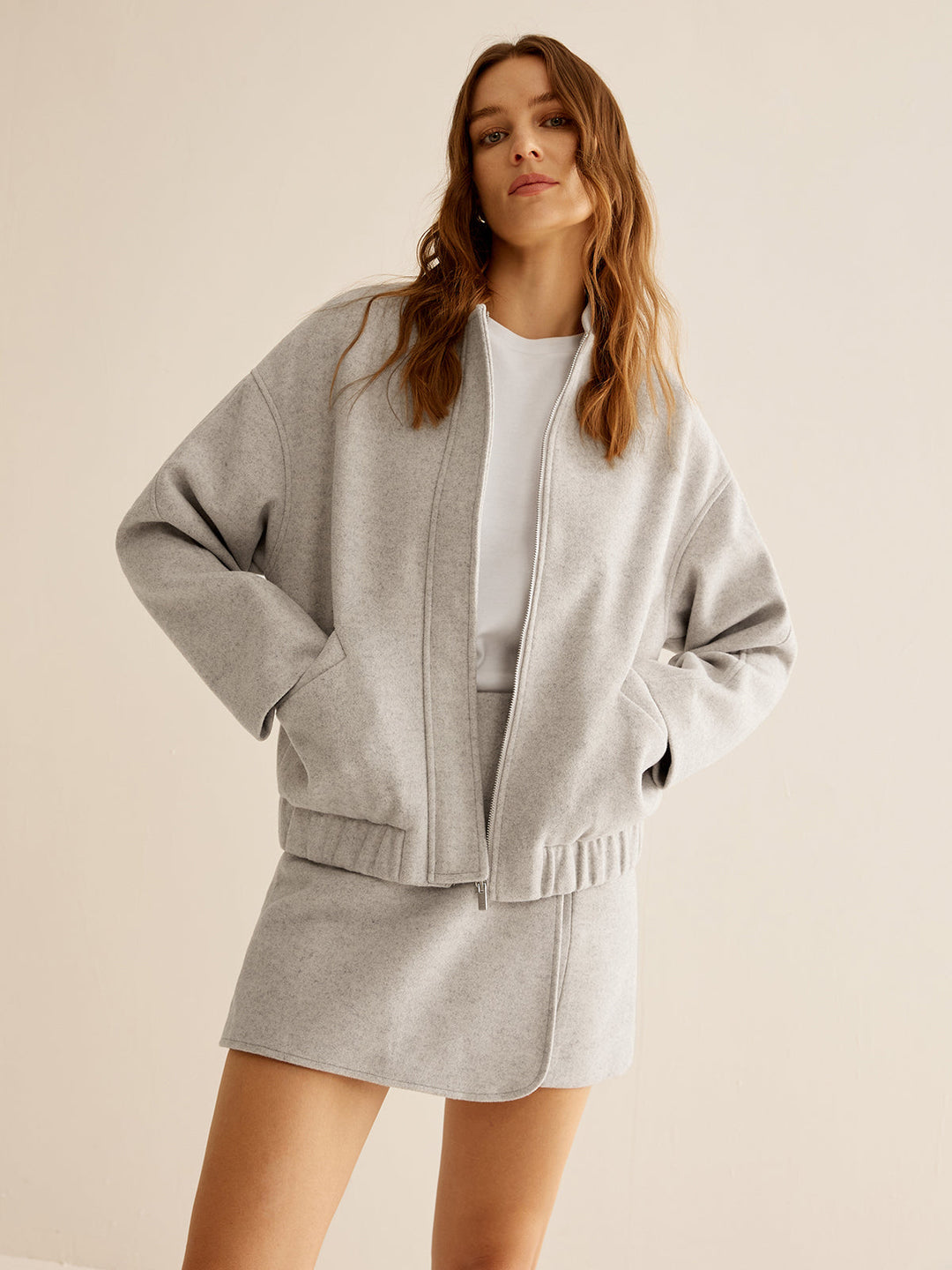 Drune | Taschen Reißverschluss Warme Jacke