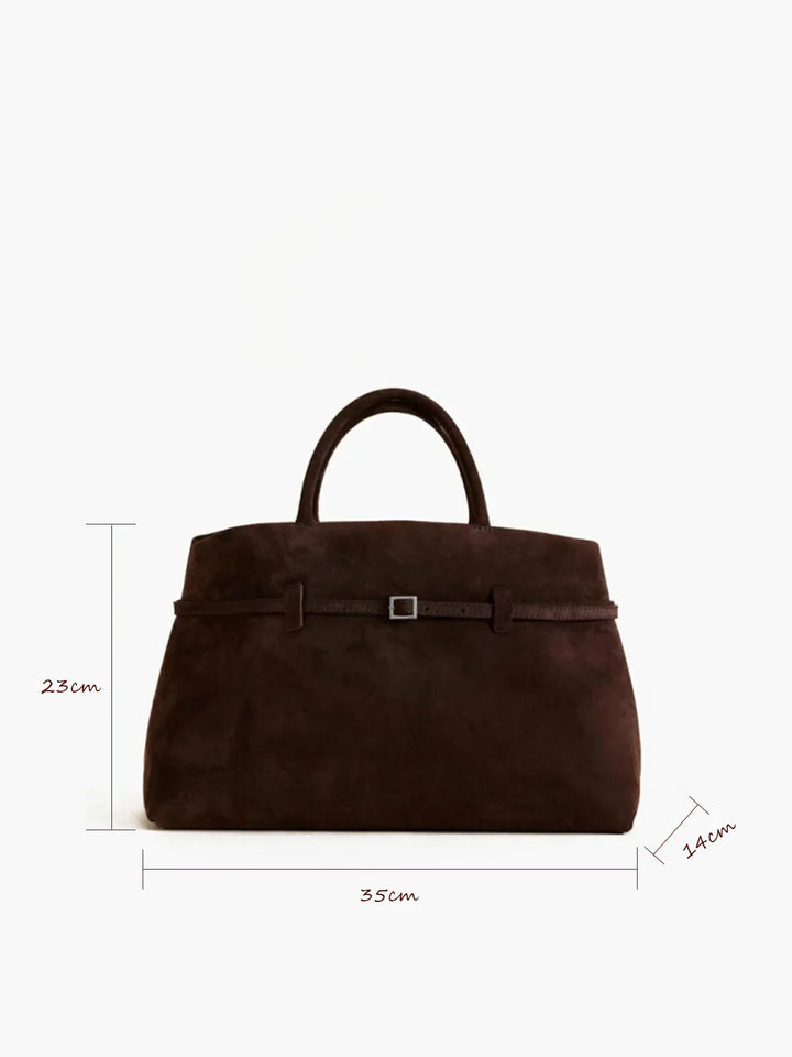 Drune | Schnallen-Design Top-Handle Tasche