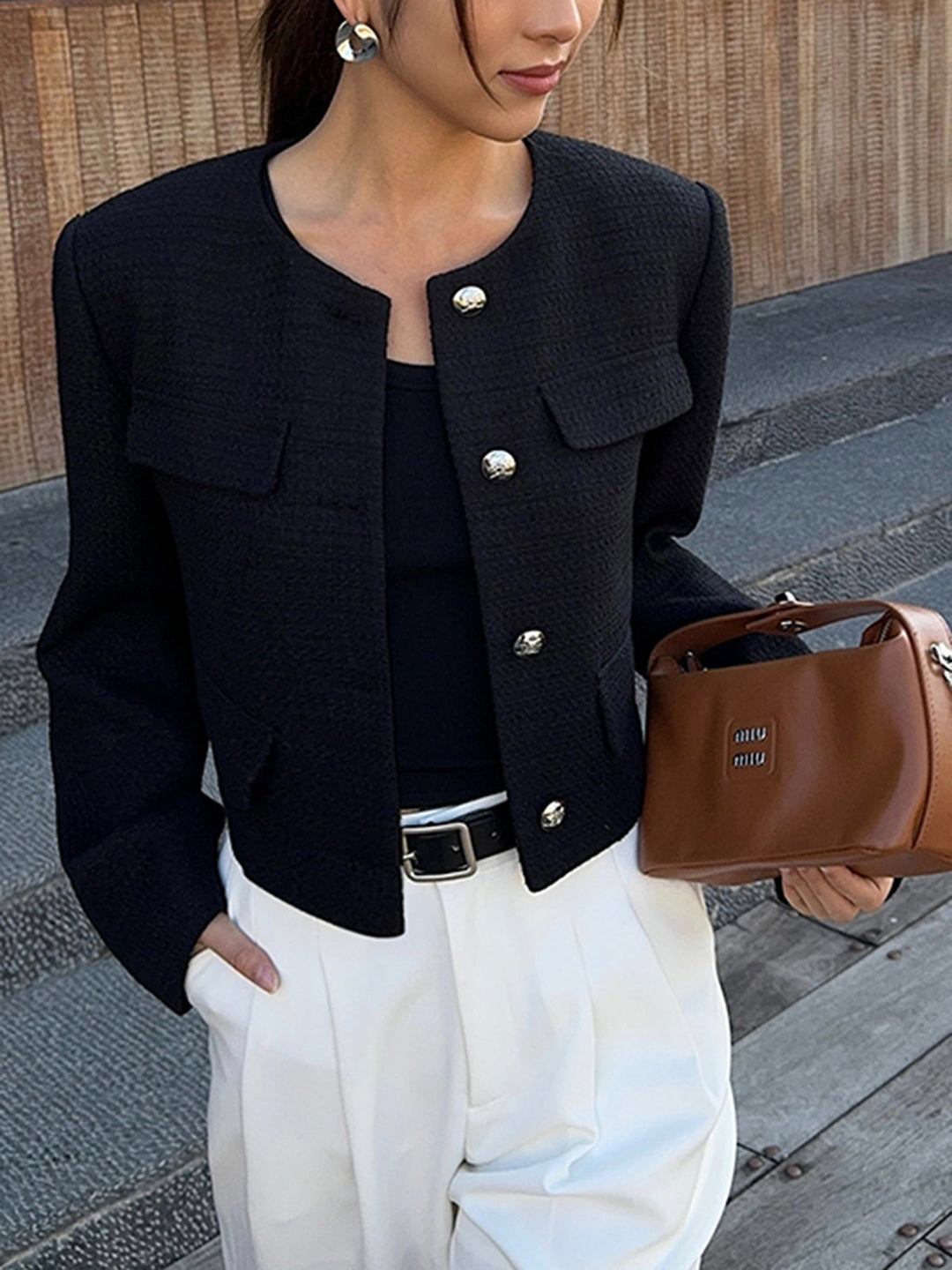 Drune | Daunen-Tweed-Jacke
