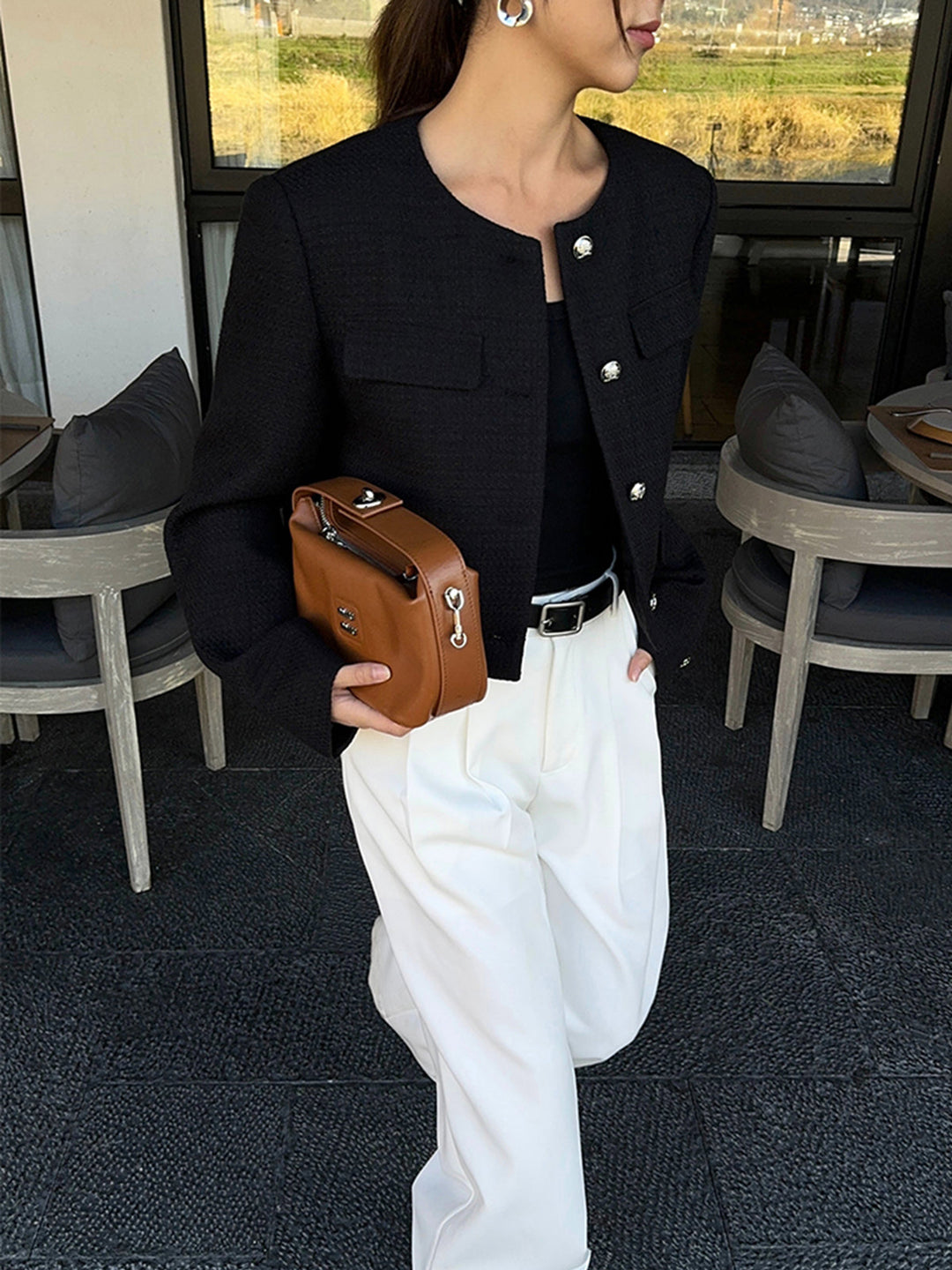 Drune | Daunen-Tweed-Jacke
