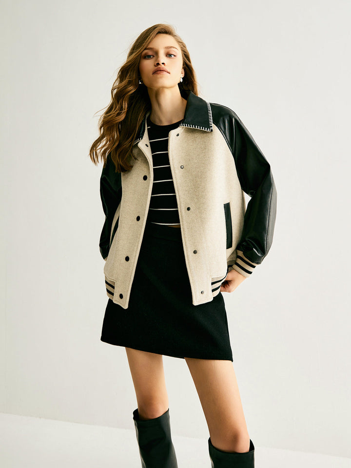 Drune | Wollmischung Paneeljacke
