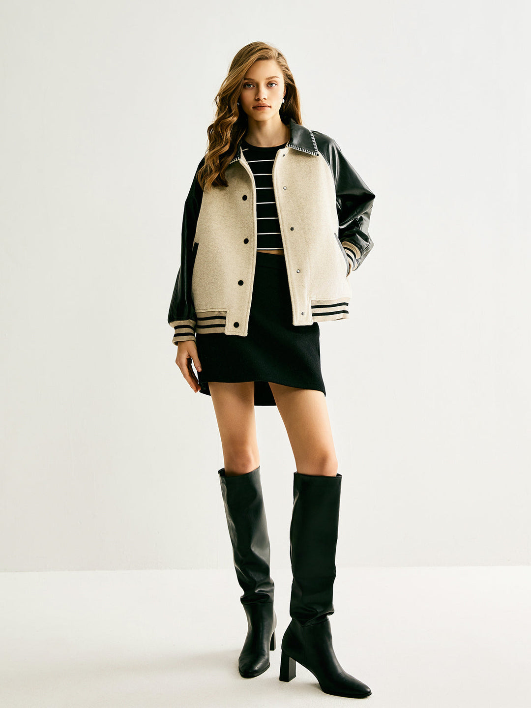 Drune | Wollmischung Paneeljacke