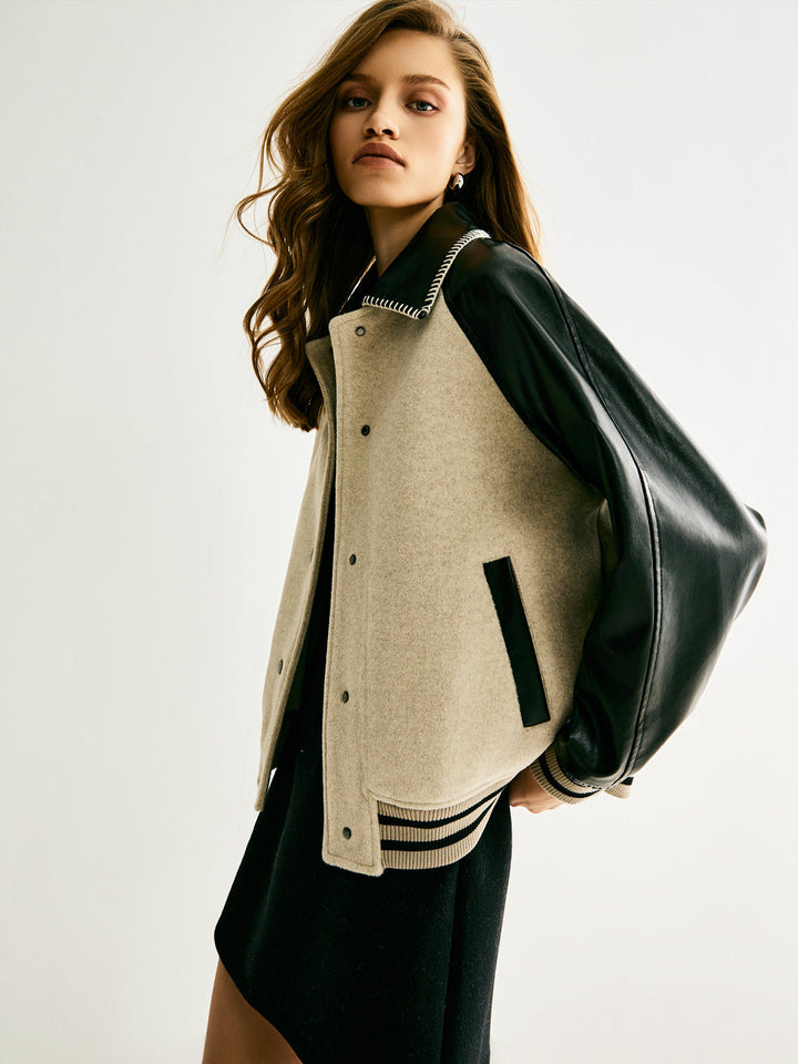 Drune | Wollmischung Paneeljacke