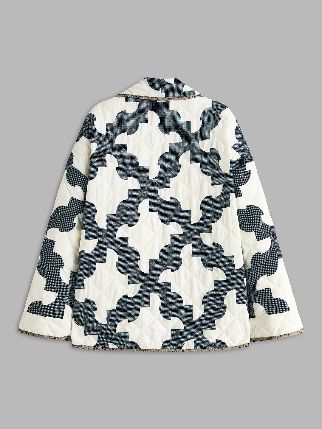 Drune | Blockbedruckte Warme Jacke