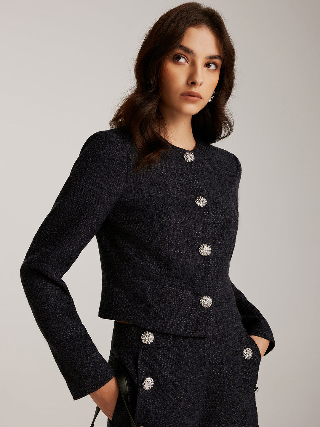 Drune | Daunen Tweed Kurzjacke