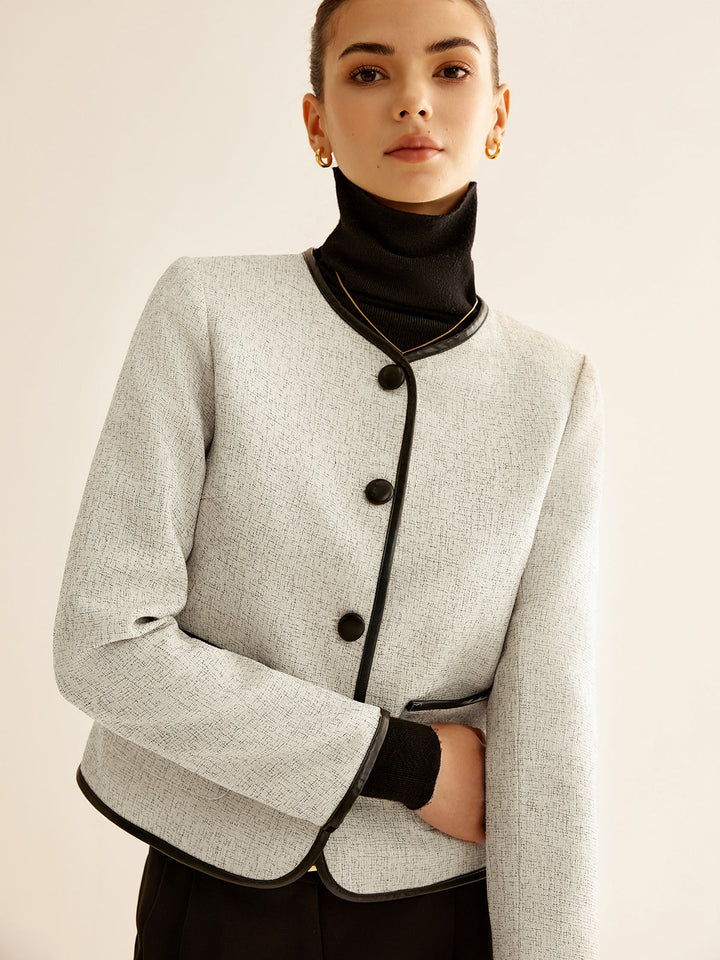 Drune | Kontrastbesatzjacke