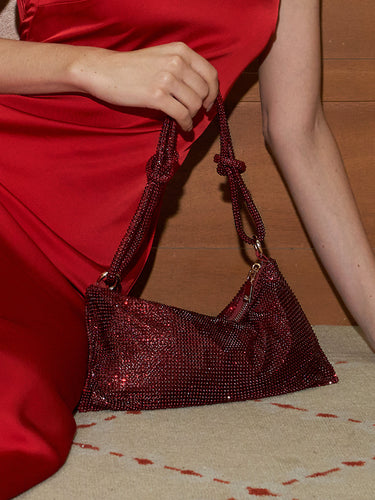 Drune | Rhinestone Kleine Unterarmtasche