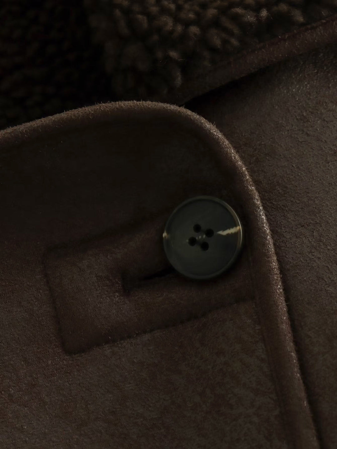 Drune | Fauxleder Warme Jacke