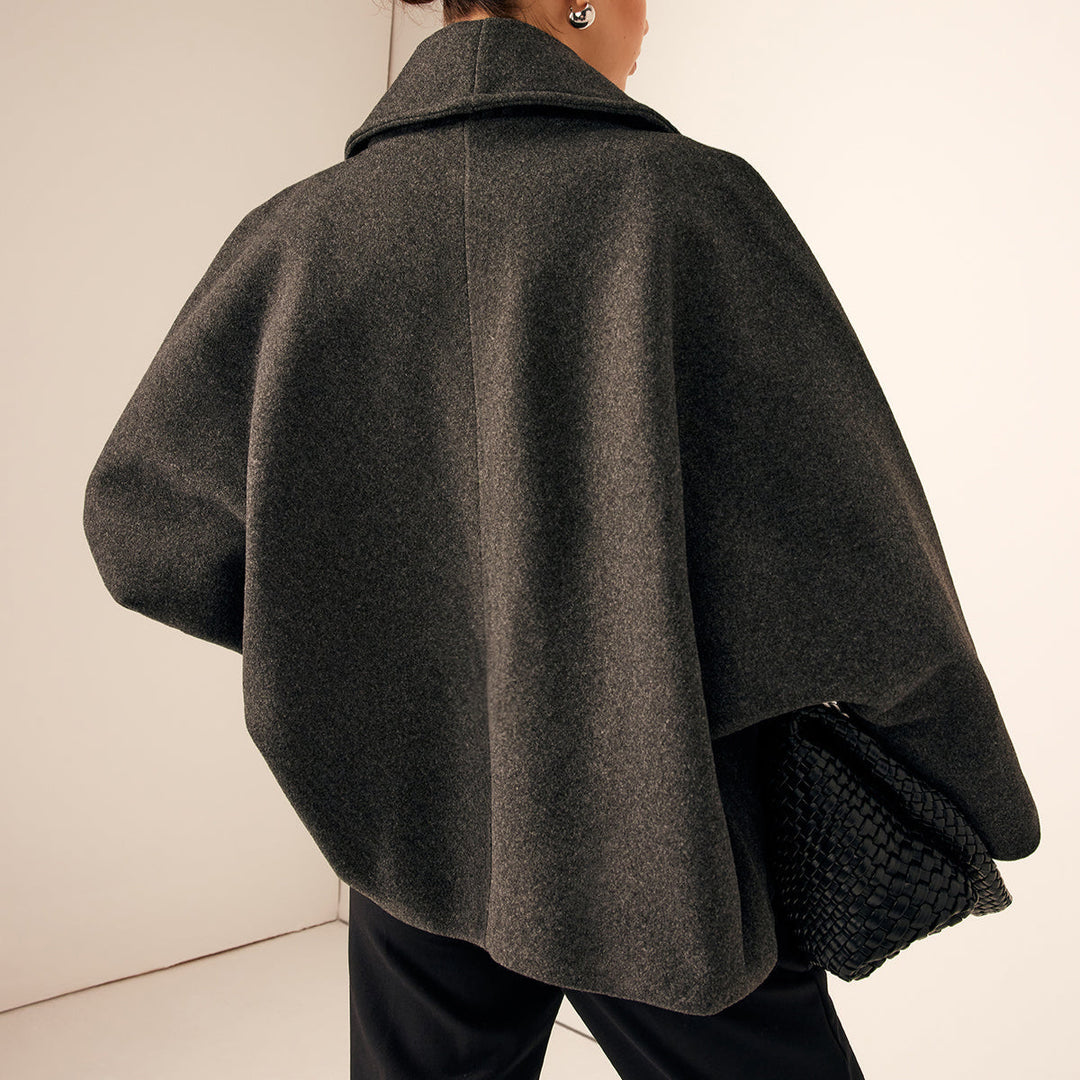 Drune | Damen Klassischer Tweed Mantel Kurzer Stil