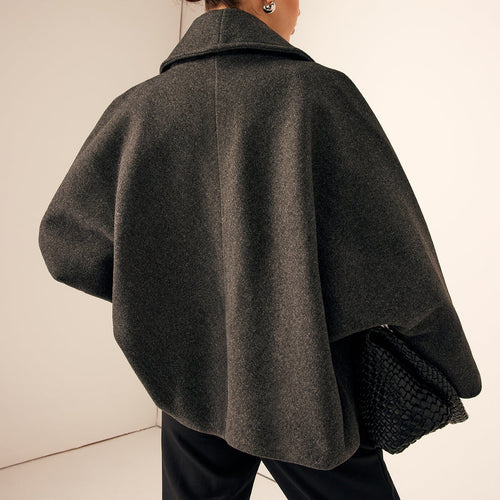 Drune | Damen Klassischer Tweed Mantel Kurzer Stil