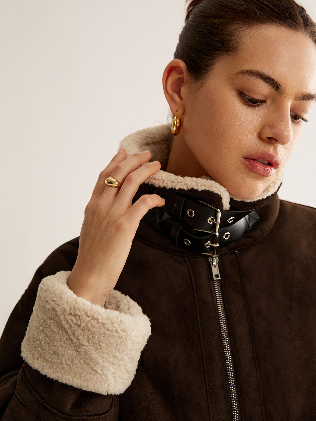 Drune | Vintage Jacke Braun für Frauen